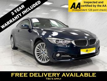 BMW 435 3.0 435i Luxury Coupe 2dr Petrol Auto Euro 6 (s/s) (306 ps)