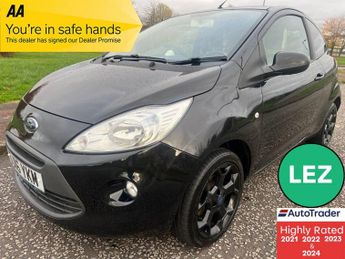 Ford Ka 1.2 Zetec Black Edition Hatchback 3dr Petrol Manual Euro 6 (s/s)