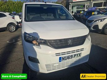 Peugeot Partner 1.5 BlueHDi 1000 IN WHITE WITH 18,600 MILES, 1 OWNER FROM NEW, U