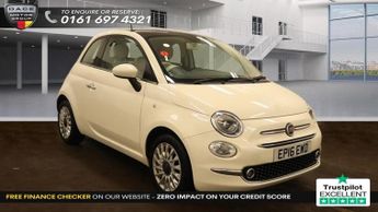 Fiat 500 1.2 Lounge Hatchback 3dr Petrol Manual Euro 6 (s/s) (69 bhp)