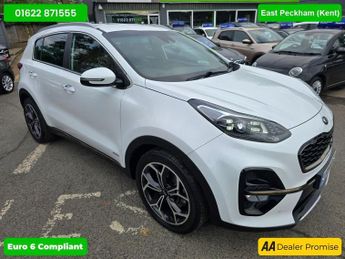 Kia Sportage 1.6 T-GDi GT-LINE IN WHITE WITH 49,000 MILES AND A FULL SERVICE 