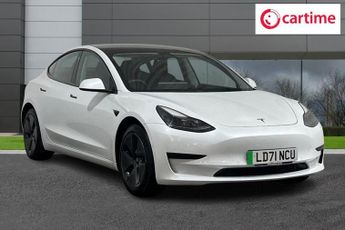 Tesla Model 3 STANDARD RANGE PLUS 4d 302 BHP Panoramic Glass Roof, 15in Satell