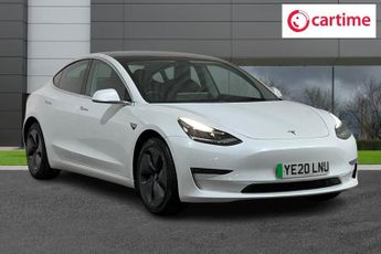 Tesla Model 3 LONG RANGE AWD 4d 302 BHP Panoramic Roof, Autopilot, Full Black 