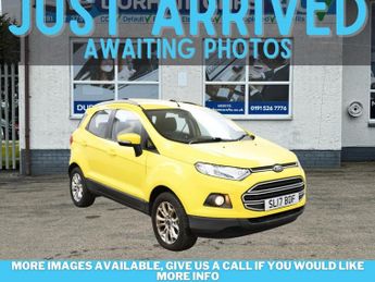 Ford EcoSport 1.0T EcoBoost Zetec SUV 5dr Petrol Manual 2WD Euro 6 (s/s) (125 