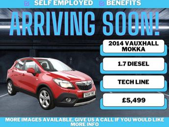 Vauxhall Mokka 1.7 CDTi Tech Line SUV 5dr Diesel Manual 2WD Euro 5 (s/s) (130 p