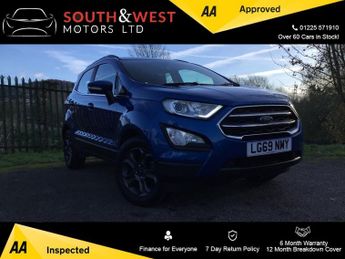 Ford EcoSport 1.0T EcoBoost GPF Zetec SUV 5dr Petrol Manual Euro 6 (s/s) (100 