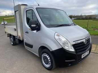 Vauxhall Movano 2.3 CDTi 3500 DROPSIDE FWD L2 EURO 6 NO VAT  130 ps