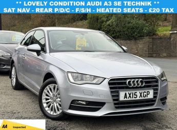 Audi A3 2.0 TDI SE Technik Hatchback 3dr Diesel Manual Euro 6 (s/s) (150