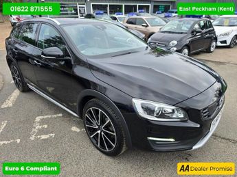 Volvo V60 2.0 D4 LUX NAV IN BLACK WITH 76,500 MILES AND A FULL SERVICE HIS