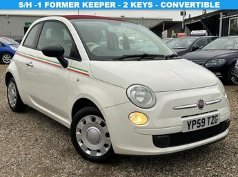 Fiat 500 1.2 Pop Convertible 2dr Petrol Manual Euro 5 (69 bhp)