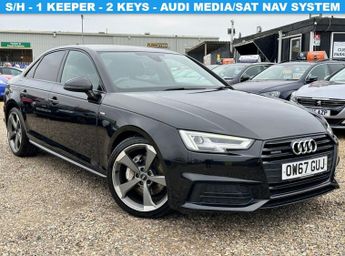 Audi A4 2.0 TDI Black Edition Saloon 4dr Diesel S Tronic quattro Euro 6 