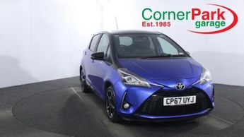 Toyota Yaris 1.5 VVT-i Blue Bi-Tone Hatchback 5dr Petrol Manual Euro 6 (111 p