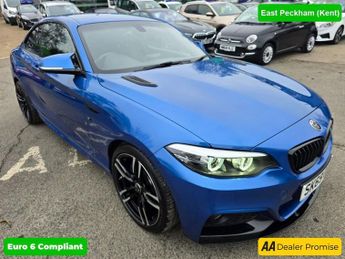 BMW 218 2.0 218d M SPORT WITH 43,000 MILES IN ESTORIL BLUE IN A STUNNING