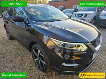 Nissan Qashqai 1.3 DIG-T TEKNA  IN BLACK WITH 28,400 MILES AND A FULL SERVICE H