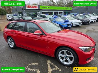 BMW 320 2.0 320d SE TOURING IN MELBOURNE RED WITH 100,500 MILES AND A SE