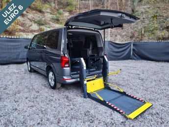 Volkswagen Transporter 4 Seat Auto With Driver Transfer And Rear Lift 