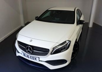 Mercedes A Class 2.1 A200d AMG LINE PREMIUM FINISHED IN CALCITE WHITE WITH HALF L