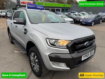 Ford Ranger 3.2 TDCi WILDTRAK DOUBLE CAB IN SILVER WITH 73,000 MILES AND A F