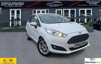 Ford Fiesta 1.25 Zetec Hatchback 5dr Petrol Manual Euro 5 (82 ps)