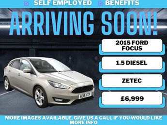 Ford Focus 1.5 TDCi Zetec Hatchback 5dr Diesel Manual Euro 6 (s/s) (120 ps)