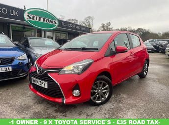 Toyota Yaris 1.33 Dual VVT-i Icon Hatchback 5dr Petrol Multidrive S Euro 5 Eu