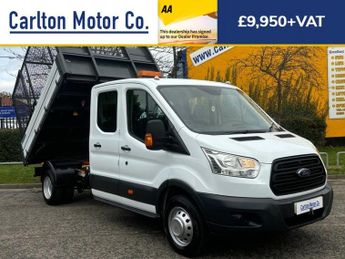 Ford Transit 2.2 TDCi 350 D/Cab Tipper Refuge Caged Body (DRW) 