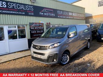 Vauxhall Vivaro 2.0 Turbo D 3100 Sportive Diesel Manual L2 H1 Euro 6 (s/s) (150 