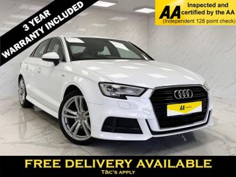 Audi A3 1.5 TFSI CoD S line Saloon 4dr Petrol Manual Euro 6 (s/s) (150 p