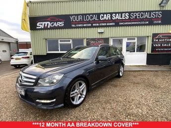 Mercedes C Class 2.1 C220 CDI AMG Sport Estate 5dr Diesel G-Tronic+ Euro 5 (s/s) 