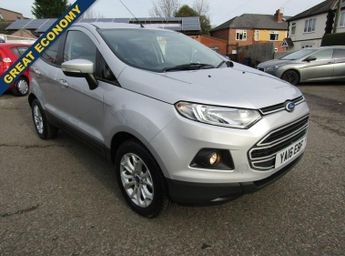 Ford EcoSport 1.0T EcoBoost Zetec SUV 5dr Petrol Manual 2WD Euro 6 (s/s) (125 