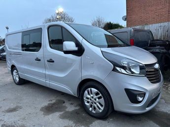 Vauxhall Vivaro 1.6 2900 L2H1 CDTI DCB SPORTIVE ECOFLEX 118 BHP NO VAT LWB CREW 