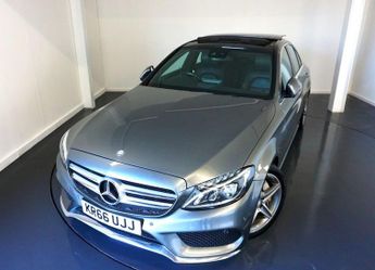 Mercedes C Class 2.1 C250d AMG LINE PREMIUM PLUS-FINISHED IN SELENITE GREY WITH B