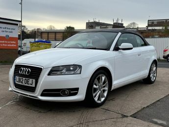 Audi A3 1.6 TDI Sport Convertible 2 Door Diesel Manual White