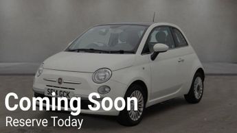 Fiat 500 1.2 Lounge Hatchback 3dr Petrol Manual Euro 6 (s/s) (69 bhp)