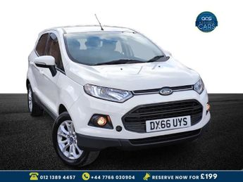 Ford EcoSport 1.0T EcoBoost Zetec SUV 5dr Petrol Manual 2WD Euro 6 (s/s) (125 