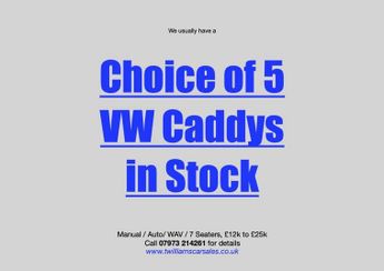 VOLKSWAGEN TRANSPORTER SHUTTLE (Wheelchair Accessible Vehicle) 2.0 TD T30 SE  Minibus 4dr Diese