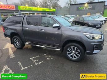 TOYOTA HI-LUX 2.4 D-4D Invincible X Grey, 72,800 miles, 1 owner, ULEZ Euro 6 d