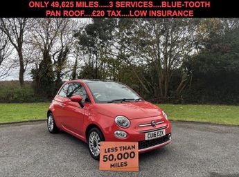 Fiat 500 1.2 Lounge Hatchback 3dr Petrol Manual Euro 6 (s/s) (69 bhp)