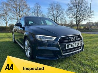 Audi A3 1.5 TFSI CoD S line Sportback 5dr Petrol S Tronic Euro 6 (s/s) (