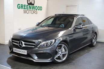 Mercedes C Class 2.1 C300dh AMG Line (Premium Plus) Saloon 4dr Diesel Hybrid G-Tr