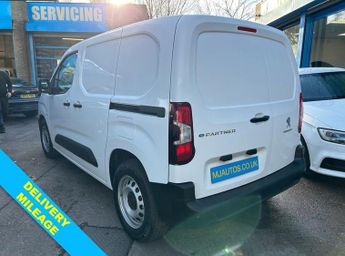 PEUGEOT E-PARTNER 800 50kWh Professional Premium + Electric Van Auto SWB (7.4kW Ch