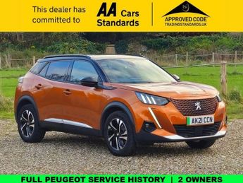 Peugeot 2008 50kWh GT SUV 5dr Electric Auto (136 ps)