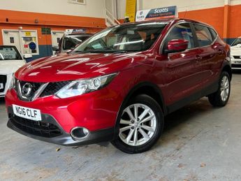 Nissan Qashqai 1.2 DIG-T Acenta SUV 5 Door Petrol Manual Red 2WD Euro 6 1 Forme