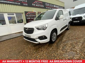 Vauxhall Combo 1.5 Turbo D 2300 Sportive Panel Van 5dr Diesel Manual L1 H1 Euro