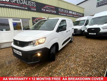 Peugeot Partner 1.5 BlueHDi 1000 Professional Standard Panel Van 5dr Diesel Manu