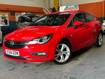 Vauxhall Astra 1.4i Turbo SRi Nav Hatchback 5 Door Petrol Manual Red Euro 6 