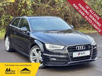 Audi A3 2.0 TDI S line Hatchback 3dr Diesel Manual Euro 6 (s/s) (184 ps)