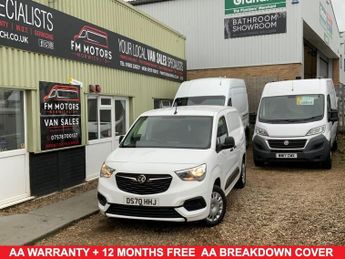 Vauxhall Combo 1.5 Turbo D 2300 Sportive Panel Van 6 Door  Diesel Manual L2 H1 