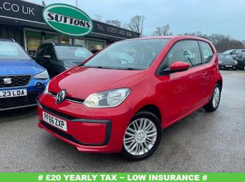 Volkswagen Up 1.0 Move up! Hatchback 3dr Petrol Manual Euro 6 (60 ps)