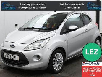 Ford Ka 1.2 Zetec Hatchback 3dr Petrol Manual Euro 5 (s/s) (69 ps)